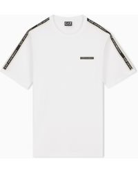 EA7 - T-Shirt Logo Series Regular Fit Cotton Jersey - Lyst