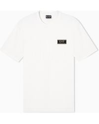 EA7 - Premium Label Stretch Viscose-Blend Crew-Neck T-Shirt - Lyst