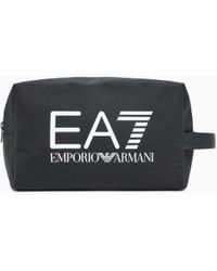EA7 - Train Core Washbag With Logo - Lyst