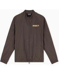 EA7 - Oversized Sweatshirt Graphic Series With Full Zip - Lyst