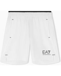 EA7 - Tennis Pro Boy Shorts - Lyst