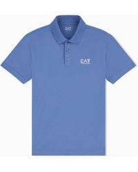 EA7 - Stretch Polo - Lyst