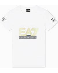 EA7 - Nitto Atp Finals Crew Neck Maxi Logo T-Shirt - Lyst