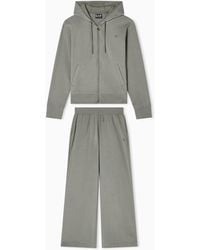 EA7 - Core Lady Trainingsanzug Aus Baumwollstretch - Lyst