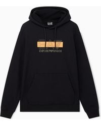 EA7 - Regular Fit Hoodie Visibility - Lyst