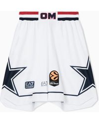 EA7 - Shorts Replica Olimpia Milano Eurolega 25/26 - Lyst