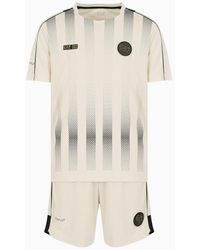 EA7 - Soccer T-shirt And Shorts Set In Ventus7 Technical Fabric - Lyst