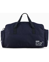 EA7 - Train Core Recycled Fabric Duffel Bag - Lyst