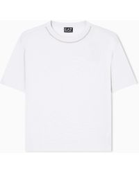 EA7 - T-Shirt Girocollo Precious - Lyst