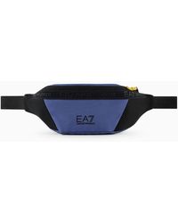 EA7 - Logo Series Technical Fabric Belt Bag - Lyst