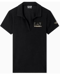 EA7 - Evolution Short-Sleeved Polo Shirt - Lyst