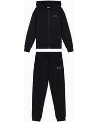 EA7 - Tracksuit Visibility Regular Fit With Rib Details - Lyst