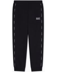 EA7 - Logo Series Boy Cotton-Blend Joggers - Lyst