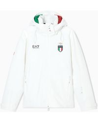 EA7 - Skijacke Aus Protectum7 Funktionsgewebe Mit Stratum7-Wattierung - Lyst