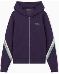 EA7 - Hoodie Natural Ventus 7 Regular Fit - Lyst