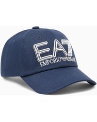 EA7 - Visibility Cotton Baseball Cap - Lyst
