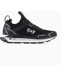 EA7 - Black & White Altura Sneaker - Lyst