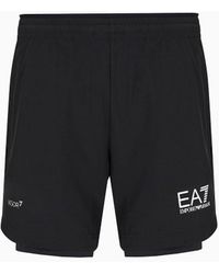 EA7 - Dynamic Athlete Shorts In Vigor7 Technical Fabric - Lyst