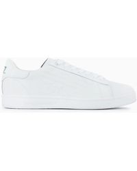 EA7 - Classic Cc Sneakers With Embossed Logo - Lyst