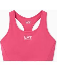 EA7 - Medium-Support Sports Bra - Lyst