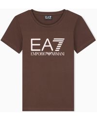 EA7 - Slim-Fit Cotton T-Shirt Graphic Series With Animal Print - Lyst
