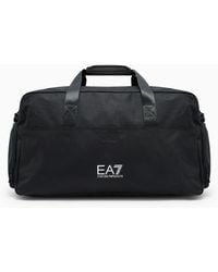 EA7 - Sporttasche Mit Logo Und Verstellbarem Schultergurt - Lyst
