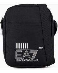 EA7 - Train Core Umhängetasche Im Miniformat Aus Recyceltem Asv-Gewebe - Lyst