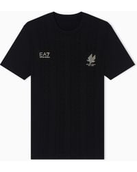 EA7 - Soccer T-Shirt - Lyst
