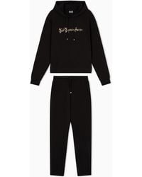 EA7 - Stretch Cotton-Blend Tracksuit - Lyst