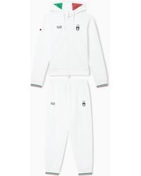 EA7 - Italy Cotton And Polyester Tracksuit - Lyst