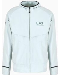 EA7 - Dynamic Athlete Sweatshirt Mit Kapuze Aus Technischem Ventus7-funktionsgewebe - Lyst