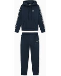 EA7 - Cotton-Blend Tracksuit - Lyst