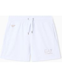 EA7 - Evolution Stretch Viscose-Blend Shorts - Lyst