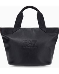 EA7 - Shopping Bag Con Logo - Lyst