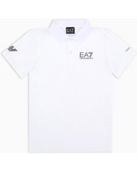 EA7 - Tennis Pro Boy Polo Shirt - Lyst