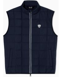 EA7 - Premium Shield Technical-Fabric Gilet - Lyst