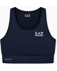 EA7 - Medium-Support Sports Bra Tennis Pro - Lyst