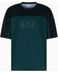 EA7 - T-Shirt Stampata Dynamic Athlete - Lyst