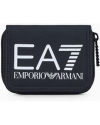 EA7 - Wallet With Oversized Logo - Lyst