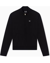 EA7 - Sweatshirt Core Lady Regular Fit Stretch Cotton - Lyst