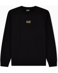 EA7 - Long Sleeve Sweatshirt - Lyst