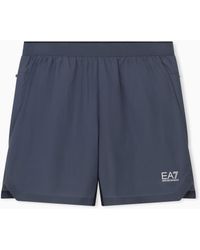 EA7 - Regular Fit Shorts Ventus Running - Lyst