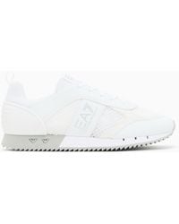 EA7 - Sneaker Aus Mesh Mit Profilierter Sohle - Lyst
