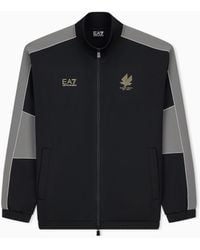 EA7 - Oversized Sweatshirt Soccer With Printed Chest Logo - Lyst