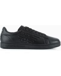 EA7 - Classic Cc Sneakers With Embossed Logo - Lyst