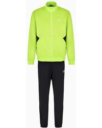 EA7 - Visibility Tracksuit In Asv Recycled Fabric - Lyst