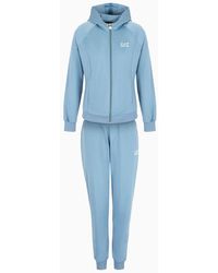 EA7 - Technical-fabric Tracksuit With Oversized Logo - Lyst