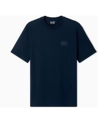 EA7 - Lux Identity Modal-Blend Jersey T-Shirt - Lyst