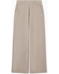 EA7 - Trousers Core Lady Regular Fit Cotton Jersey - Lyst