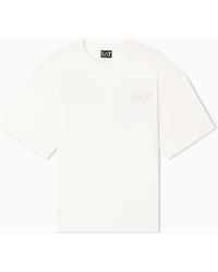 EA7 - Graphic Series Cotton Jersey T-Shirt - Lyst